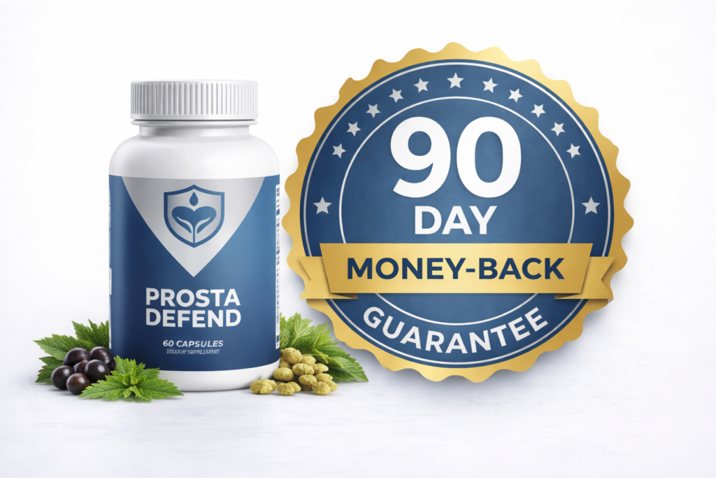 90 day money back guarantee on Prosta Defend